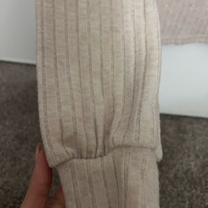 Turtleneck cut out front tee